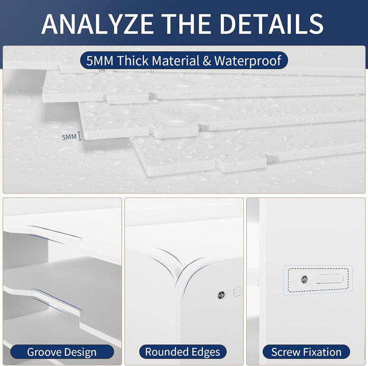 Schreibtisch-Organizer, Briefablage, Dokumentenhalter, A4-Papierablage, für Zuhause, Büro, Schule, 5
