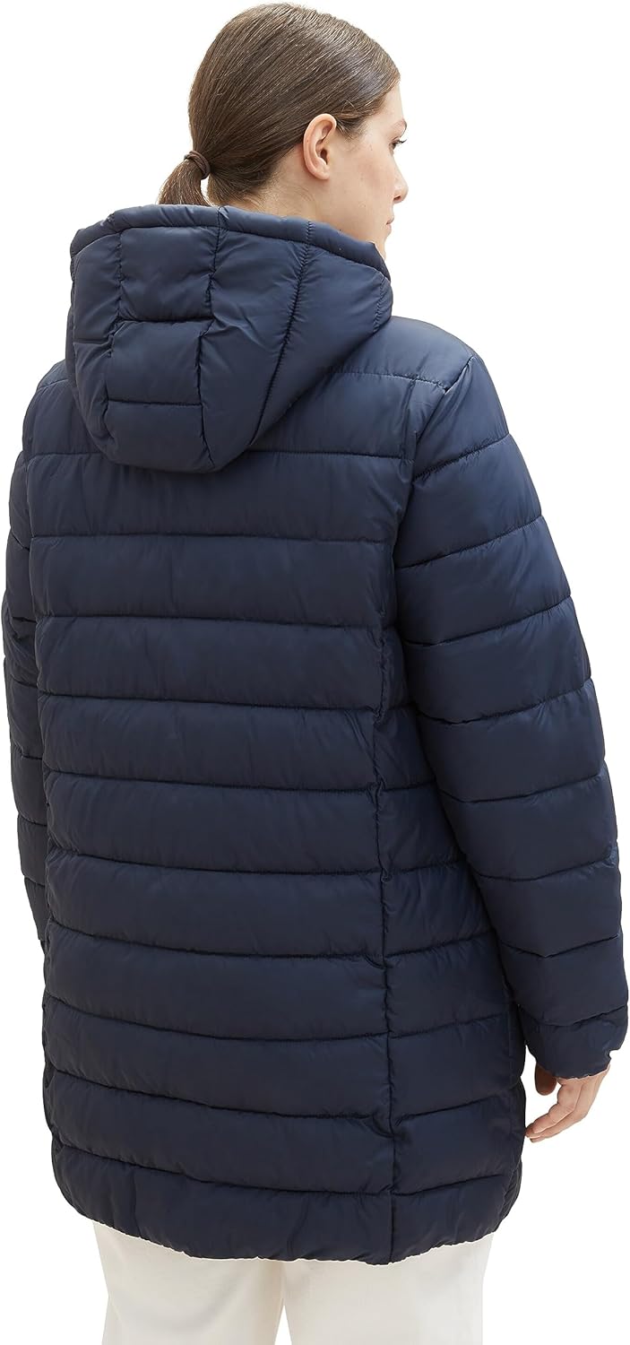 TOM TAILOR Damen Lightweight Steppmantel, 10668 - Sky Captain Blue