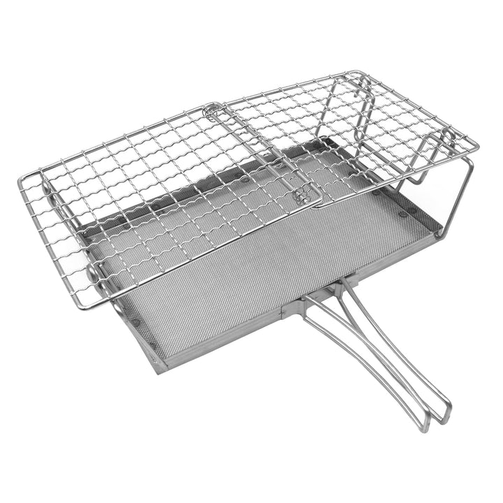 Riven Outdoor Camping Toast Grill, Edelstahl Gasherd Toast Rahmen Für Outdoor, Picknick, Reisen, Woh
