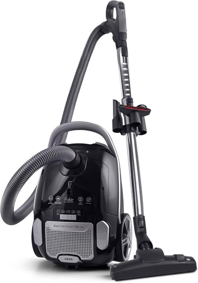 Black Vac Power | TS 790 Boden-Staubsauger mit Beutel I Leiser Staubsauger mit Hochleistungsmotor I