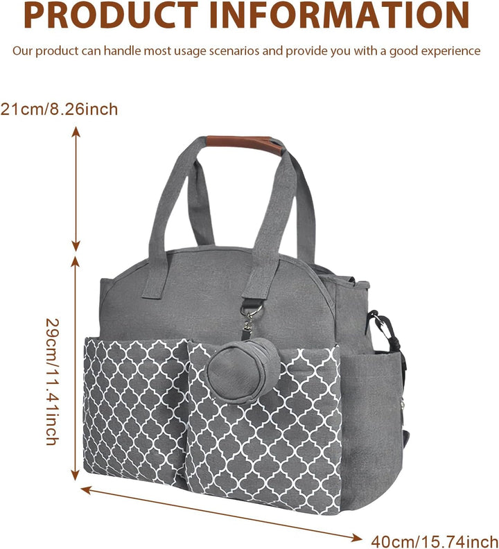 Baby Wickeltasche, Babytasche, Reise Wickeltasche, Portable Babytasche, Umhängetasche Mit Schnullert
