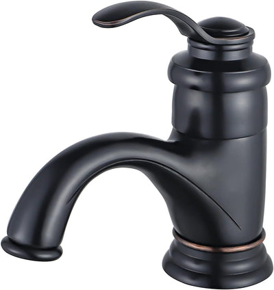 BOAOTX Wasserhahn Bad Schwarz Retro, Waschtischarmatur Antik, Armatur Waschbecken Nostalgie, Badarma