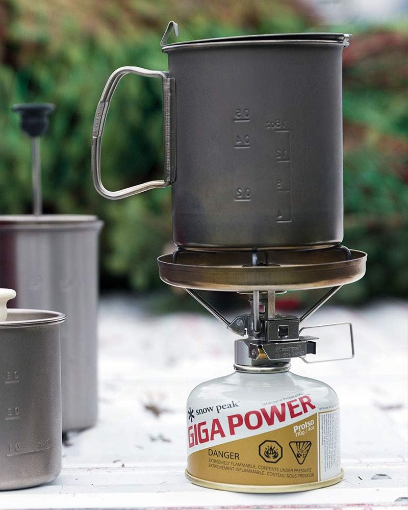 Snow Peak GigaPower Ofenwindschutz GP-008 Edelstahl Made in Japan Lebenslange Produktgarantie