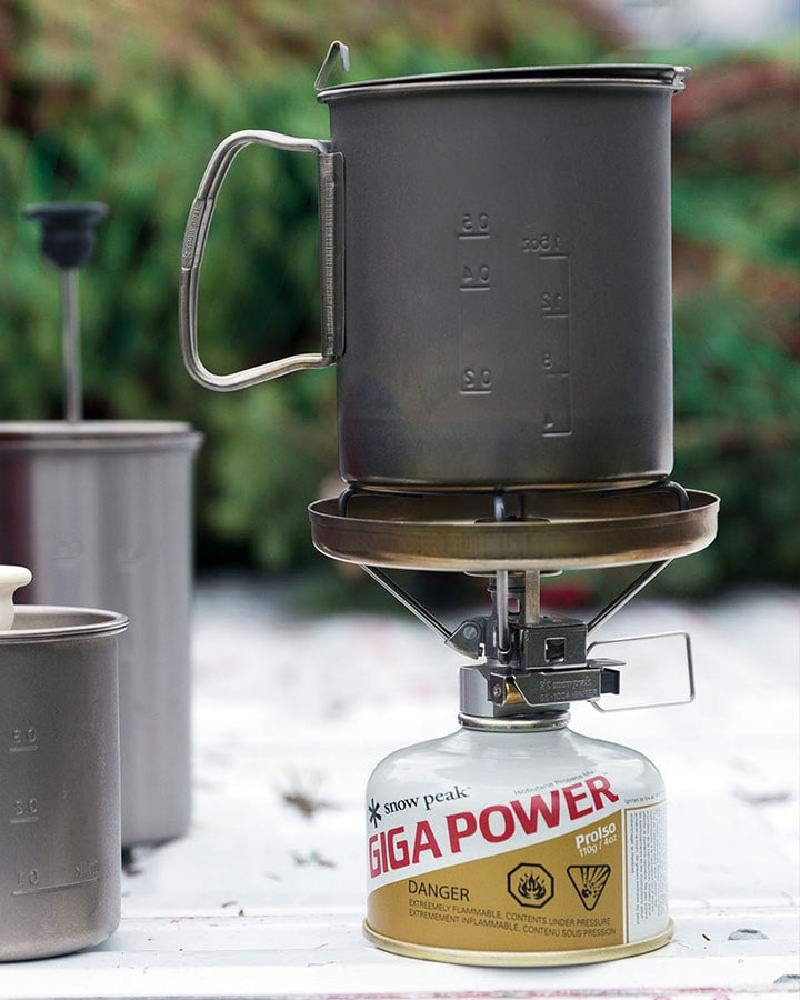 Snow Peak GigaPower Ofenwindschutz GP-008 Edelstahl Made in Japan Lebenslange Produktgarantie