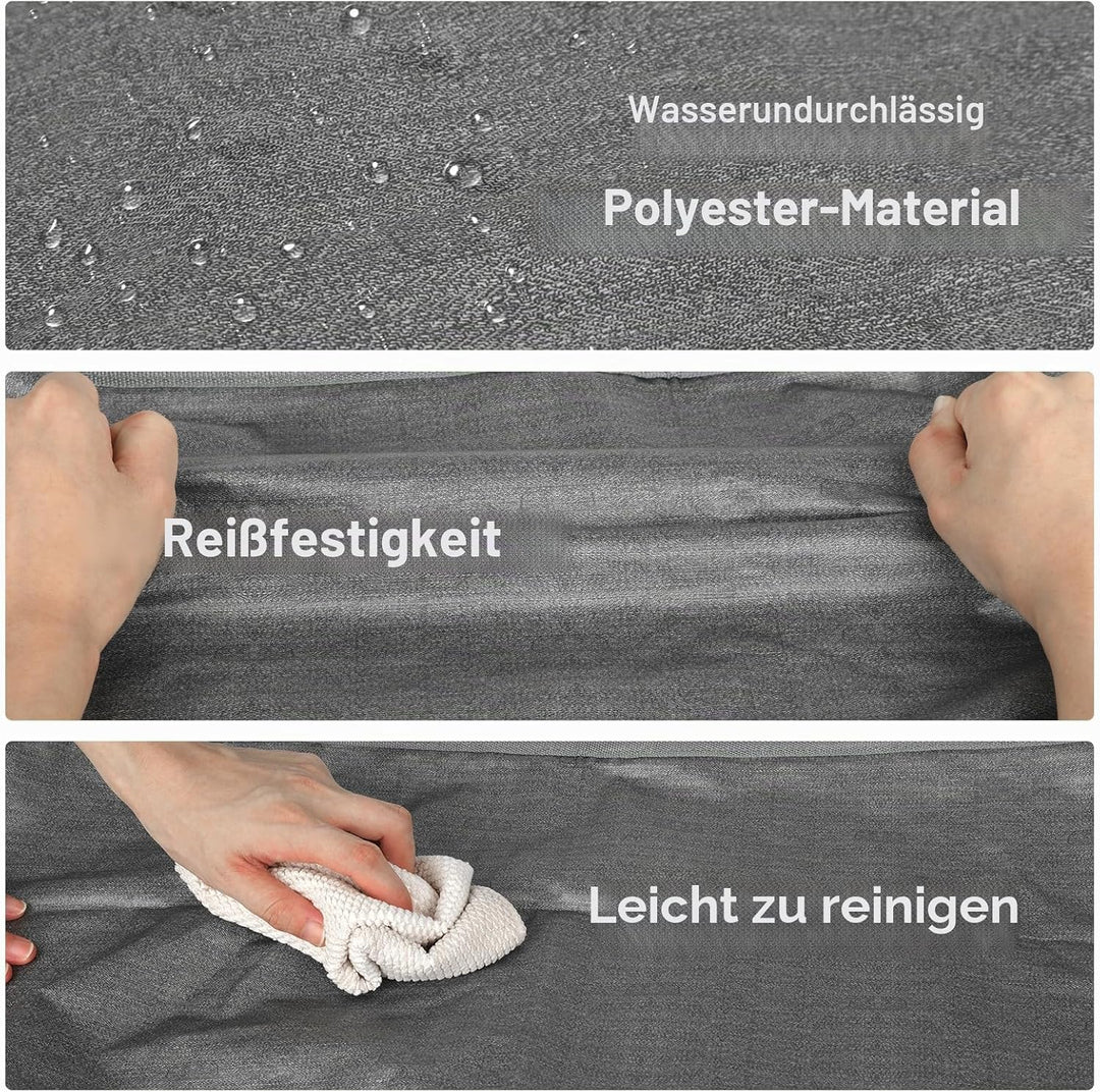 Withosent 100L Aufbewahrungstasche Gross Gewebt, 4er Wasserdicht Umzugstaschen mit Reissverschluss u