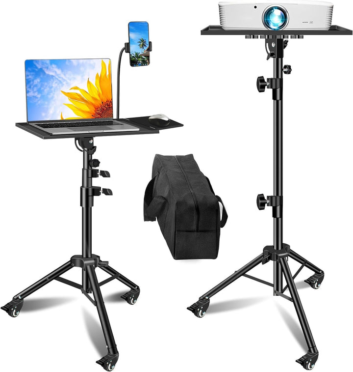 Beamer Ständer Projektor Halterung Projektor Stativ Ständer, Universal Laptop Stativ, Faltbarer Bode