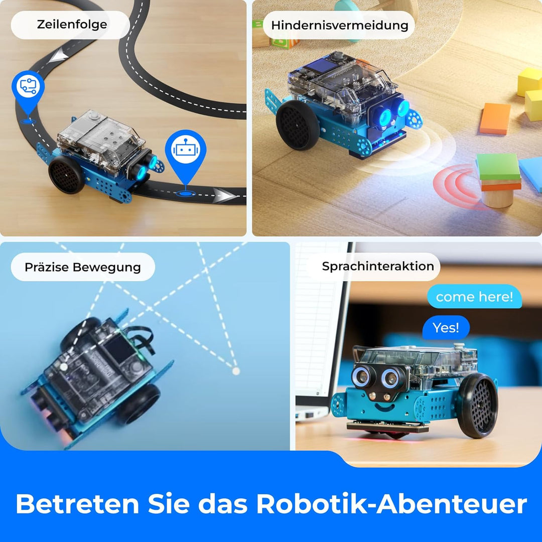 Makeblock mBot 2 Programmierbarer Roboter Kompatibel mit Scratch Python Codierungsroboter für Kinder