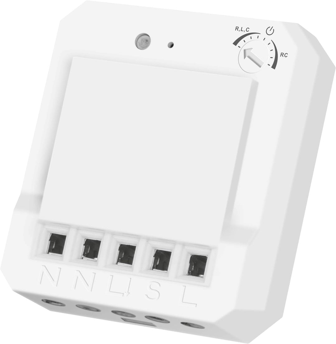 Trust Smart Home 433 Mhz ACM-250-LD Einbau-LED-Dimmer, Weiss Single, Single