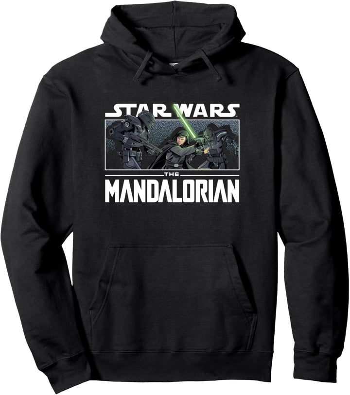 Star Wars: The Mandalorian Luke Skywalker Vs. Dark Troopers Pullover Hoodie