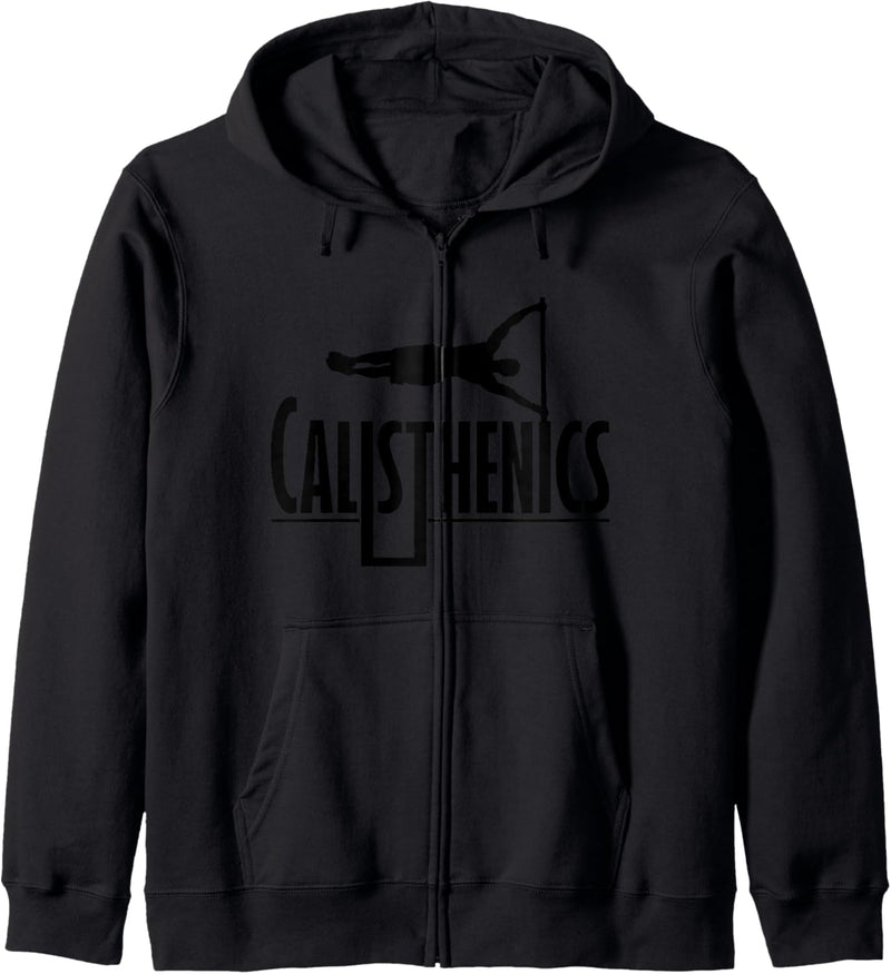 Calisthenics Fitness Menschenflagge Kapuzenjacke