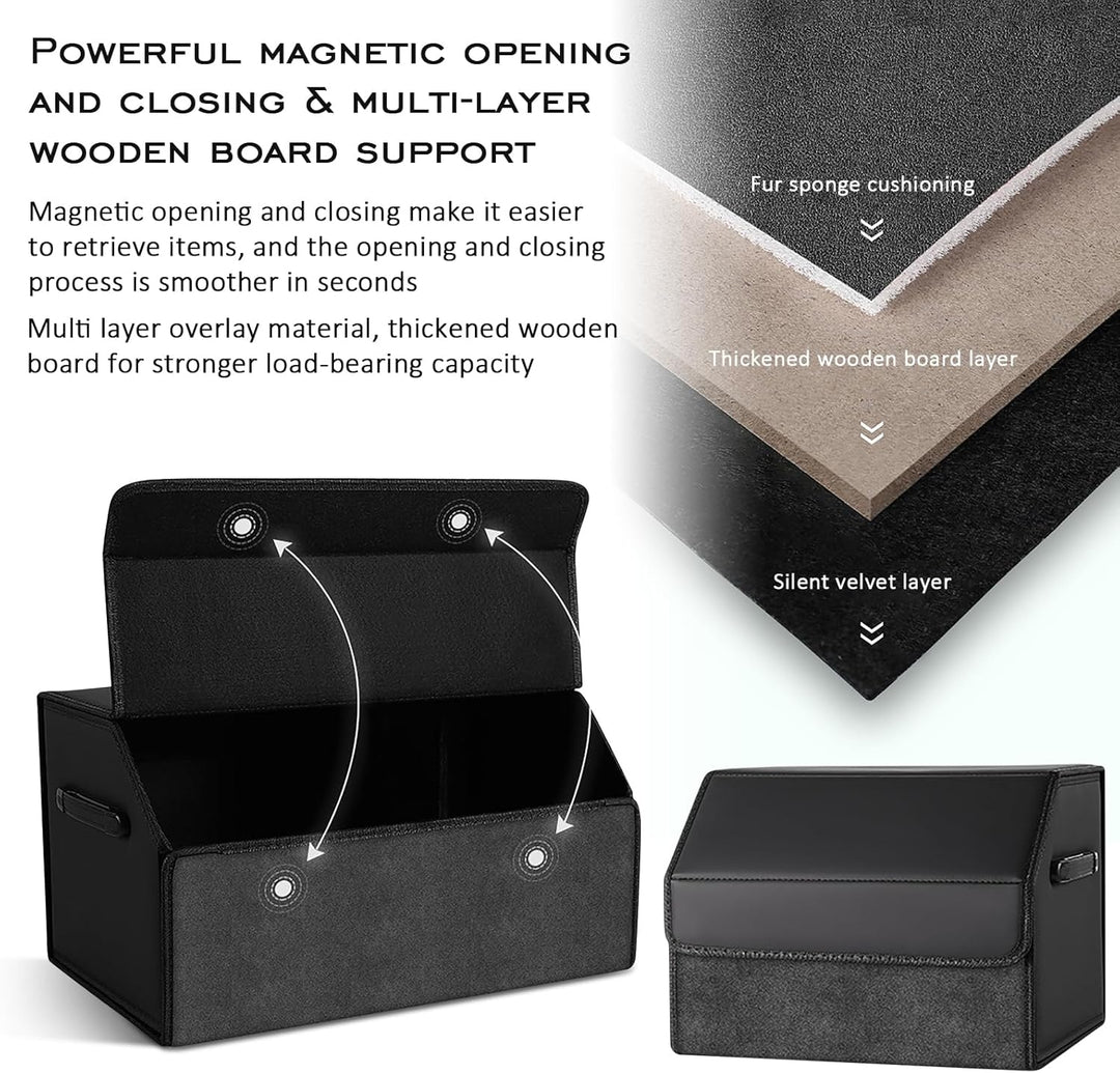 Auto Kofferraum Organizer, Aufbewahrungsbox Auto Klein, Kofferraum Tasche Wasserdicht, Faltbare Car