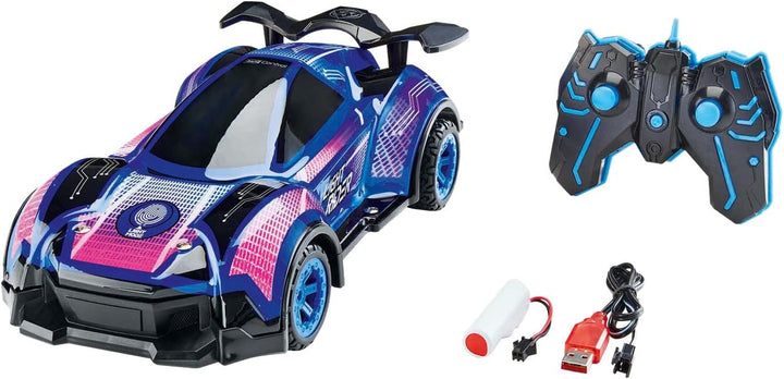 Revell RC Car Light Rider, Control Ferngesteuertes Auto mit besonderen Lichteffekten, 28 cm, Blau
