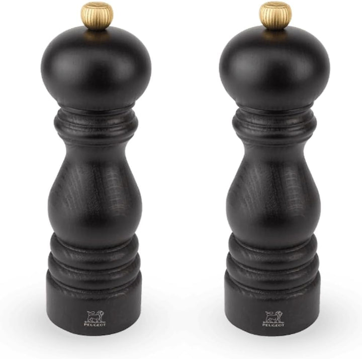 Peugeot 2/870418/1 Salz- und Pfeffermühlenset Paris schokolade, 18 cm