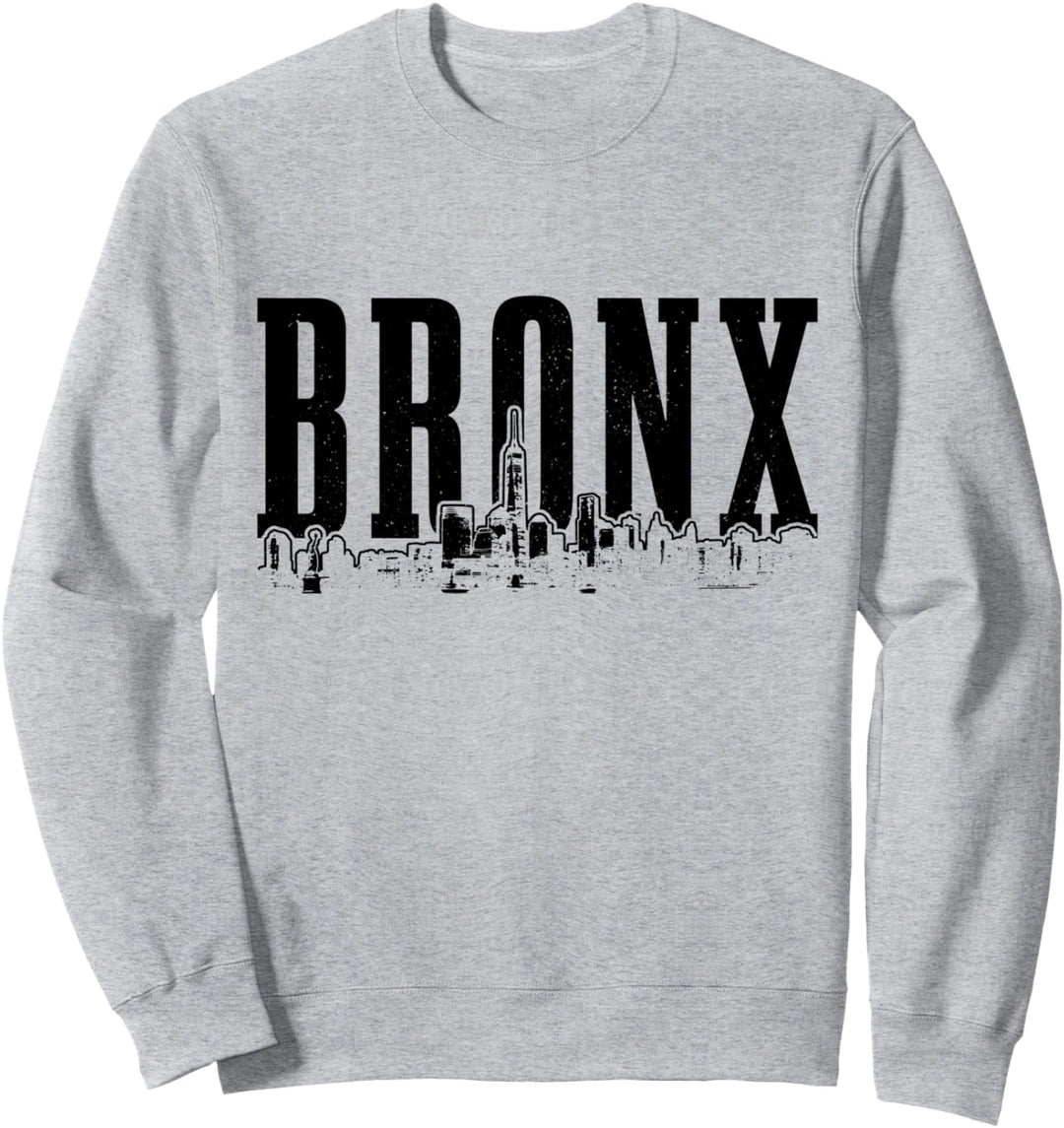 Bronx New York City Skyline NYC Jahrgang NY Sweatshirt