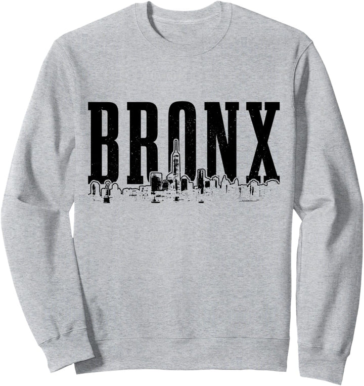 Bronx New York City Skyline NYC Jahrgang NY Sweatshirt