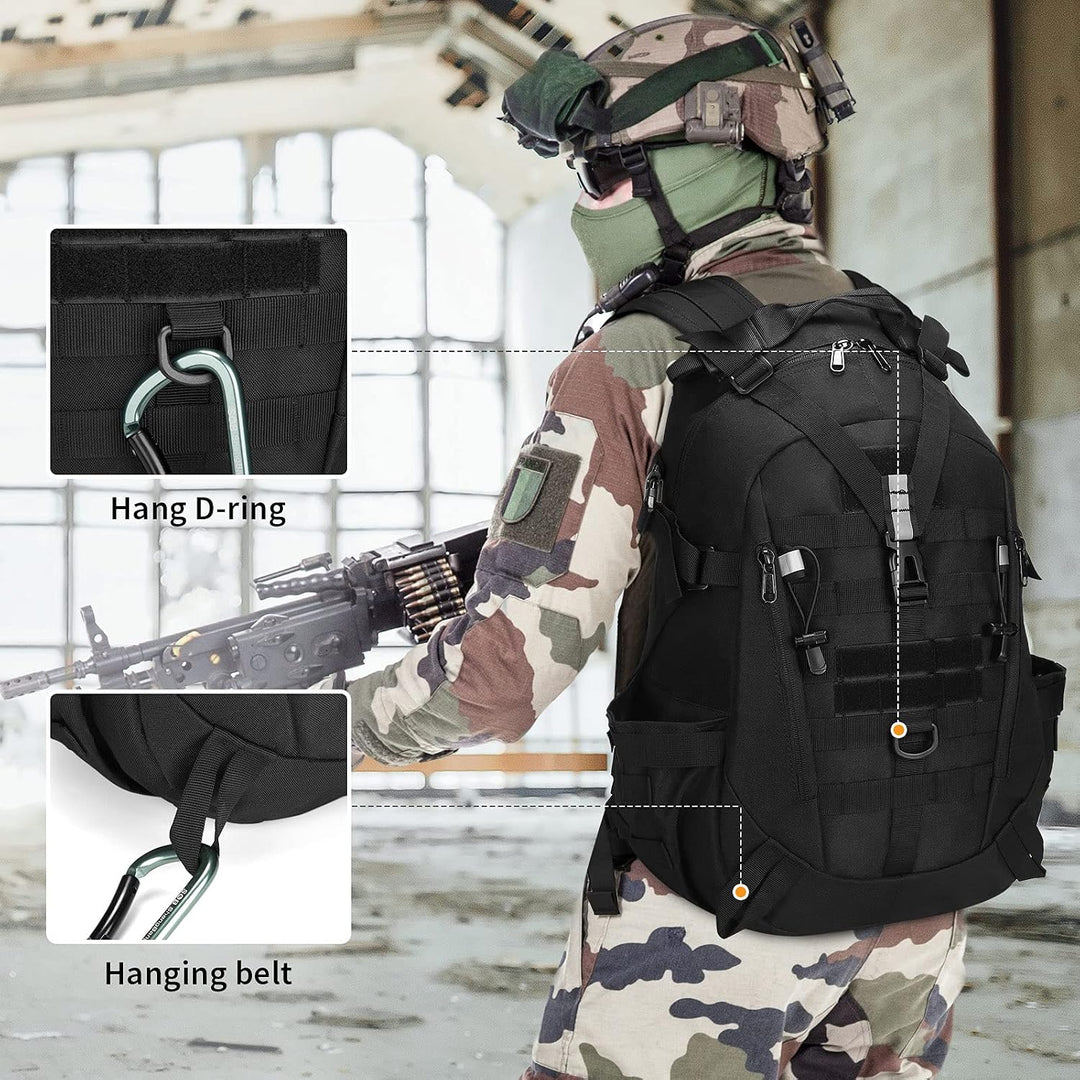 HUNTVP Militär Rucksack 30L 35L Taktischer Rucksack 30L 35L Wanderrucksack Herren Bundeswehr Rucksac
