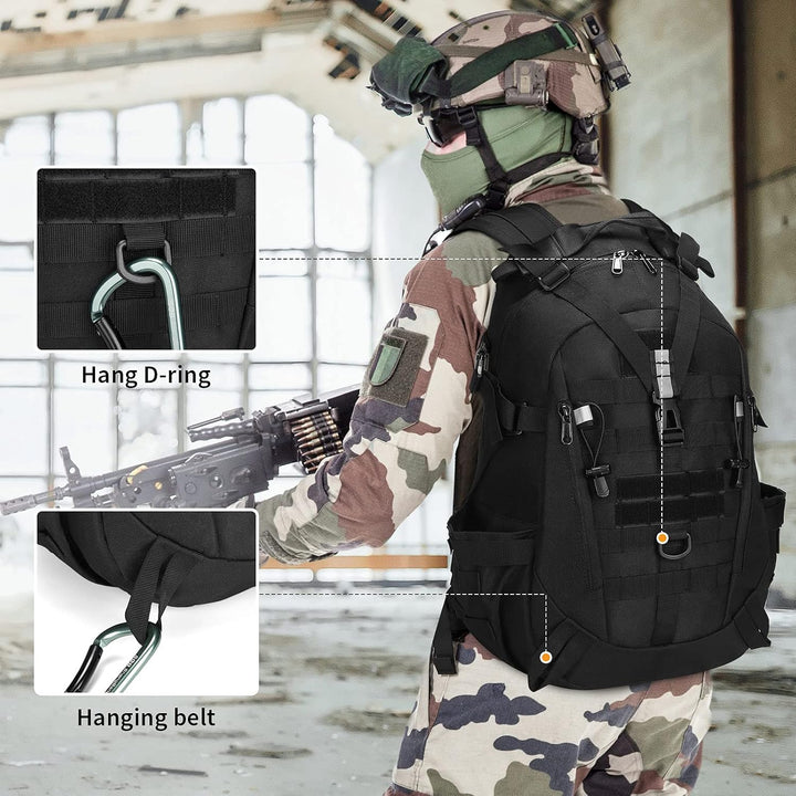 HUNTVP Militär Rucksack 30L 35L Taktischer Rucksack 30L 35L Wanderrucksack Herren Bundeswehr Rucksac