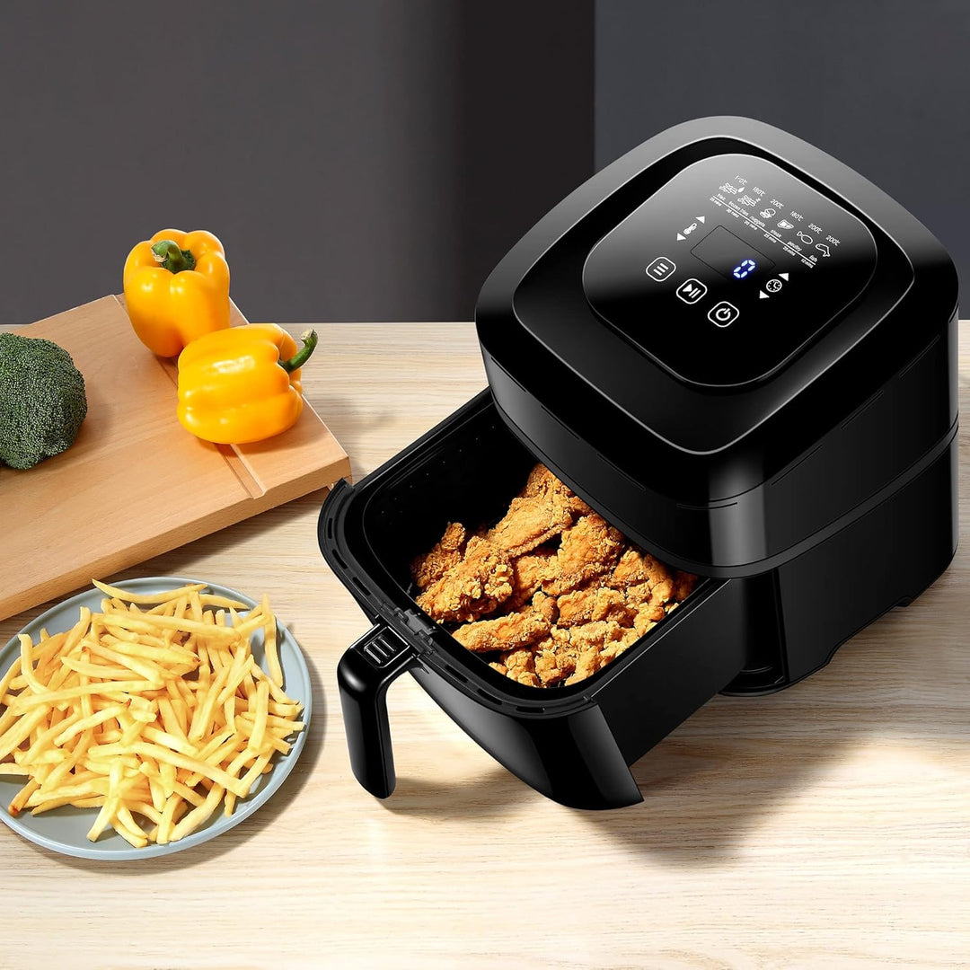 Smarte WLAN Heissluftfritteuse mit 5,5 Litern Füllvolumen – Smart Fryer mit automatischer Temperatur