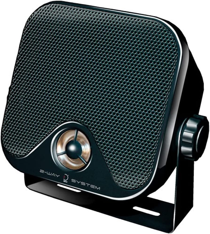 Dietz Aufbaulautsprecher 2-Wegesystem 90 Watt schwarz, 1 Paar