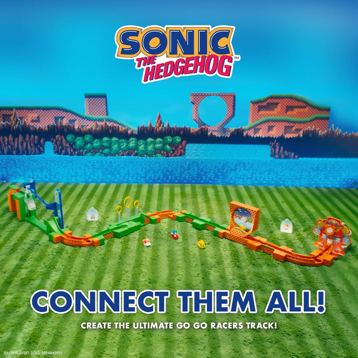 Sonic The Hedgehog Go Go Racers Spielset Knuckles Adventure Fun Track und High Speed Launcher