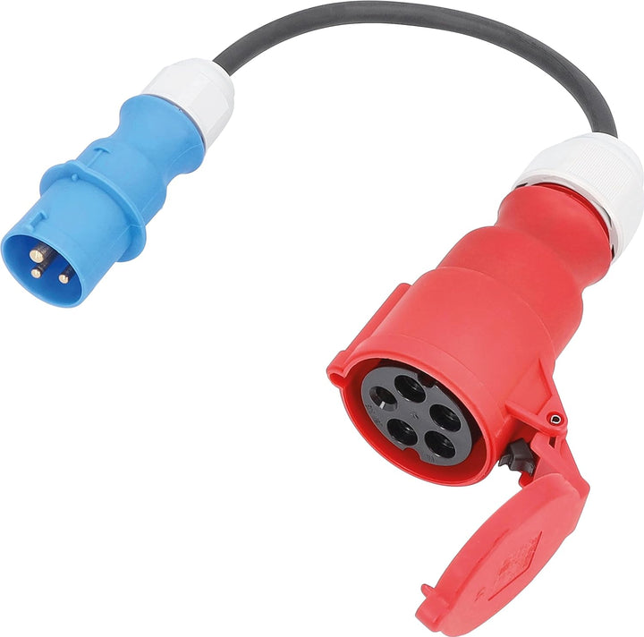as-Schwabe Adapterleitung 0.3m CEE 230V 16A auf CEE 400V 32A 5-polig IP44