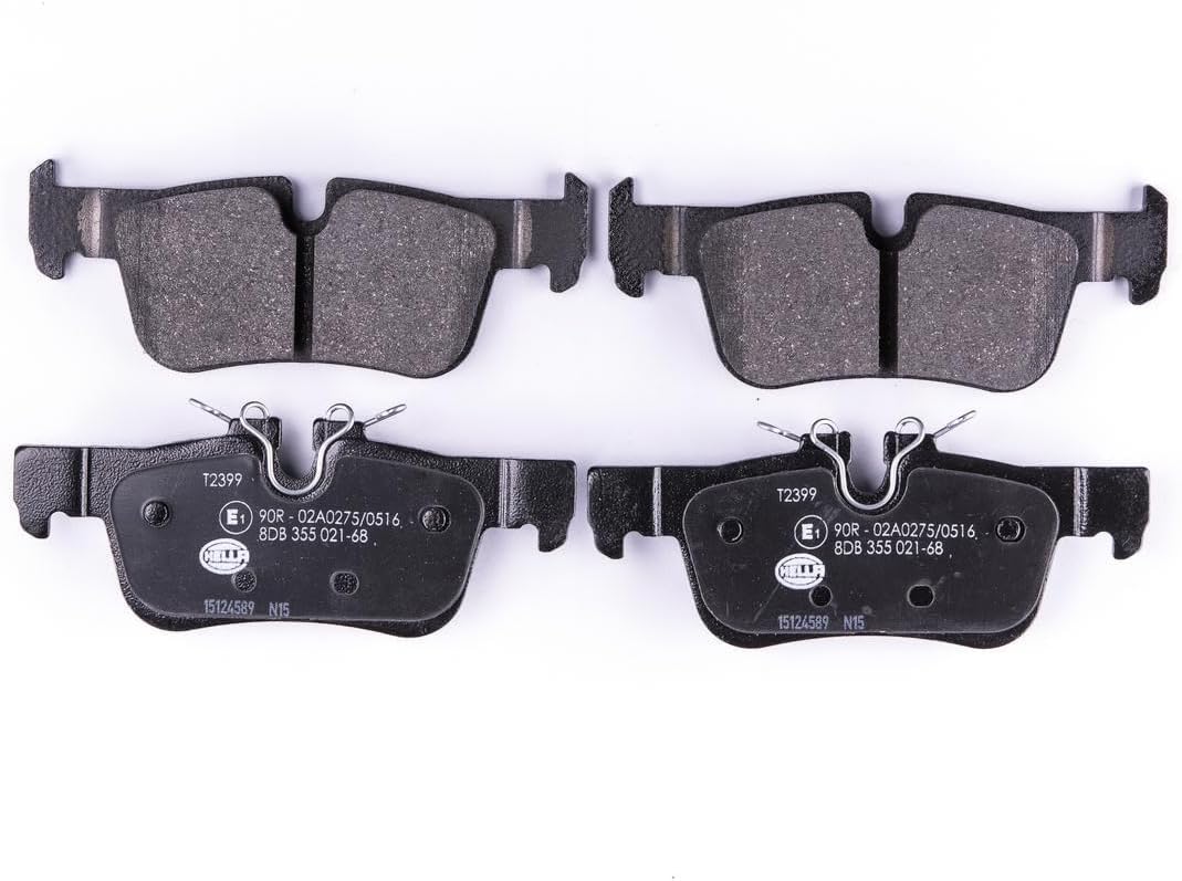 HELLA PAGID 8DB 355 021-681 Bremsbelagsatz - T2399 - Dicke/Stärke: 16.2mm - Bremssystem: Teves - für