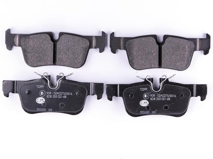 HELLA PAGID 8DB 355 021-681 Bremsbelagsatz - T2399 - Dicke/Stärke: 16.2mm - Bremssystem: Teves - für