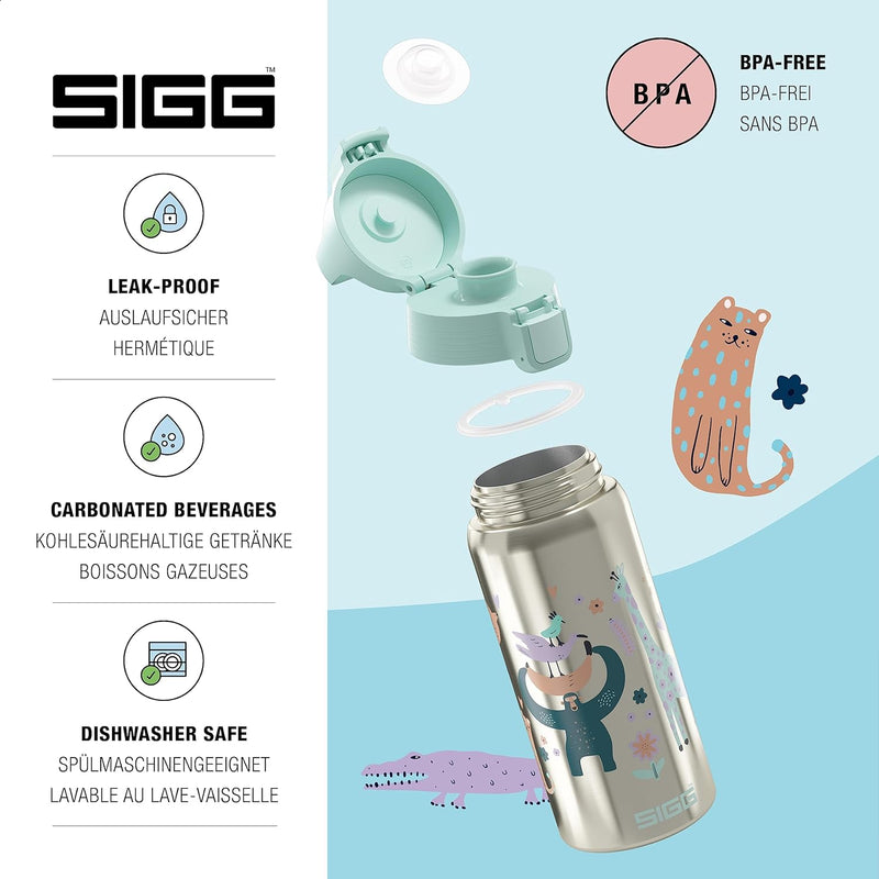 SIGG - Isolierte Trinkflasche Kinder - Shield Therm ONE - Für Kohlensäurehaltige Getränke Geeignet -