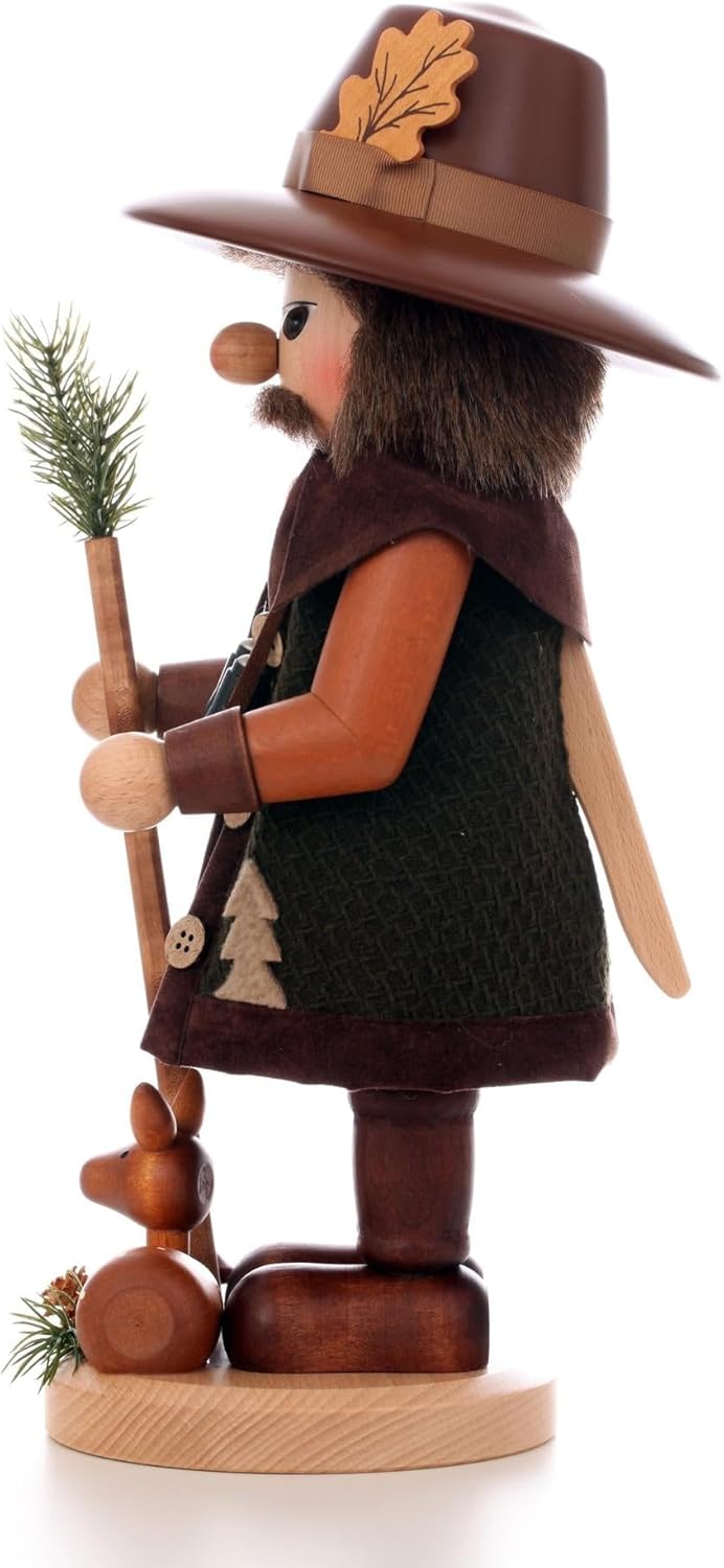 Christian Ulbricht Nussknacker Waldmann mit Rehkitz Natur - 39,5 cm