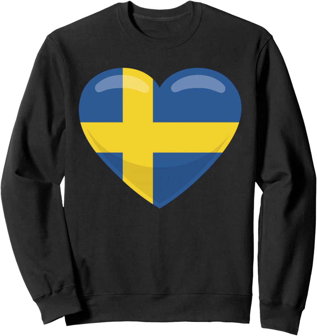 Sverige Souvenir Schweden Flagge Herren Damen Kinder Schwedisch Sweatshirt