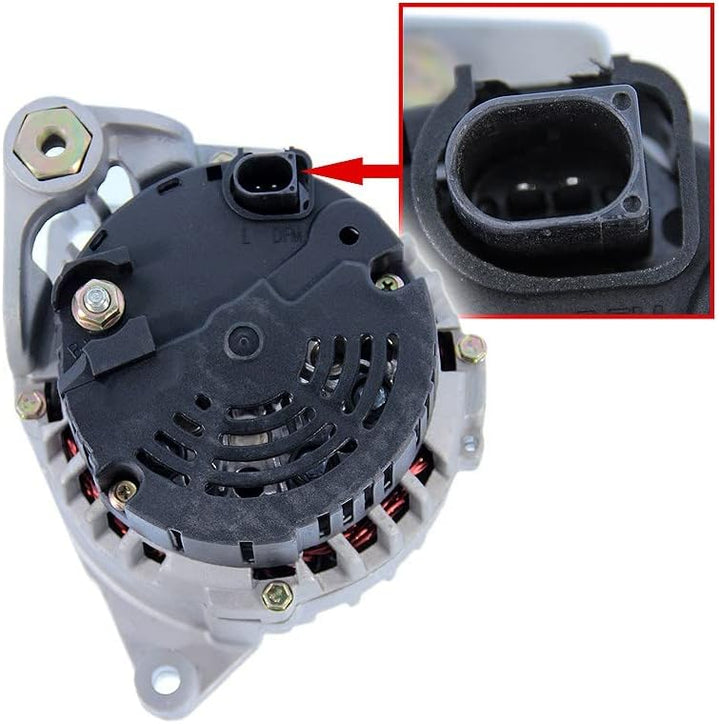 ATEC GERMANY 1x Lichtmaschine 14V 120A Kompatibel mit AUDI A4 B5, A4 B6, A4 B7 Cabriolet (8HE), A6 C