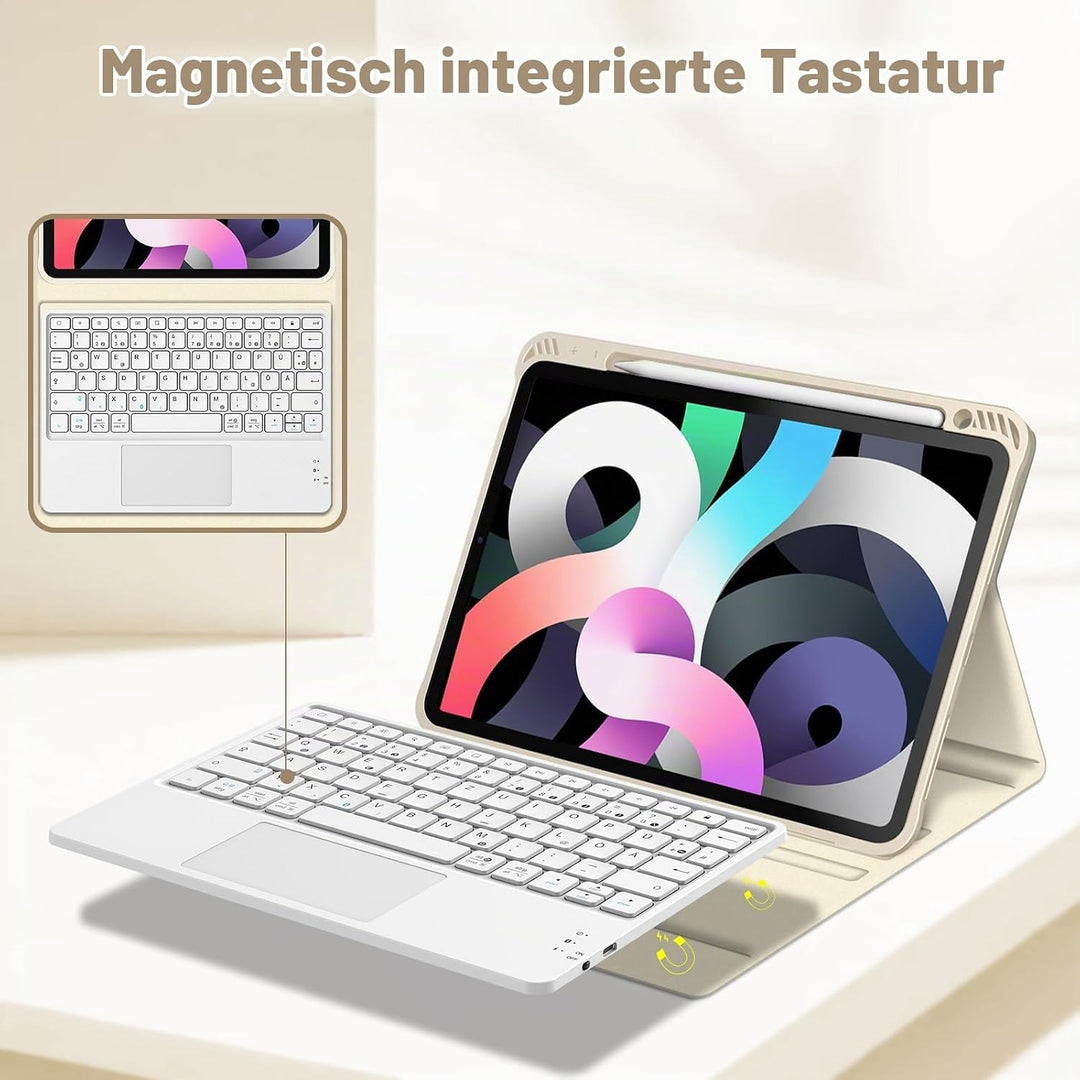 Fintie Tastatur Hülle für iPad Air 5. Generation 2022 / iPad Air 4. Generation 2020, iPad Air 10.9 m