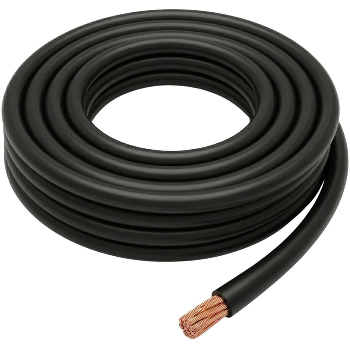 5m FLY Fahrzeugleitung Schwarz 16mm² rund Kabel Litze KFZ Stromkabel
