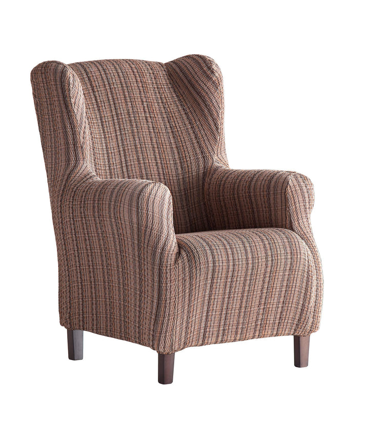 Martina Home Sesselhusse, elastisch Ohrensessel 33x42x8 cm braun ohrenschützer Braun, ohrenschützer