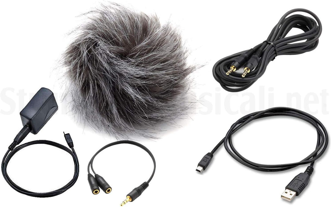 Zoom APH-4nPro Zubehoerpaket Passend fuer (Audio-Recorder) Zoom H4n & RC4 Wired Remote Control For Z