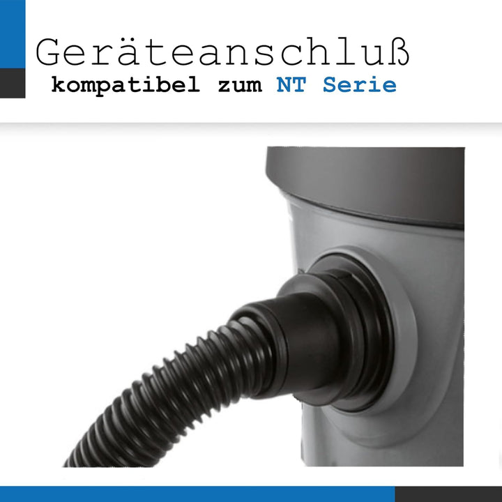 DeClean 5 Meter Saugschlauch Schlauch kompatibel mit Kärcher Staubsauger NT 14/1,NT 25/1,NT 27/1,NT