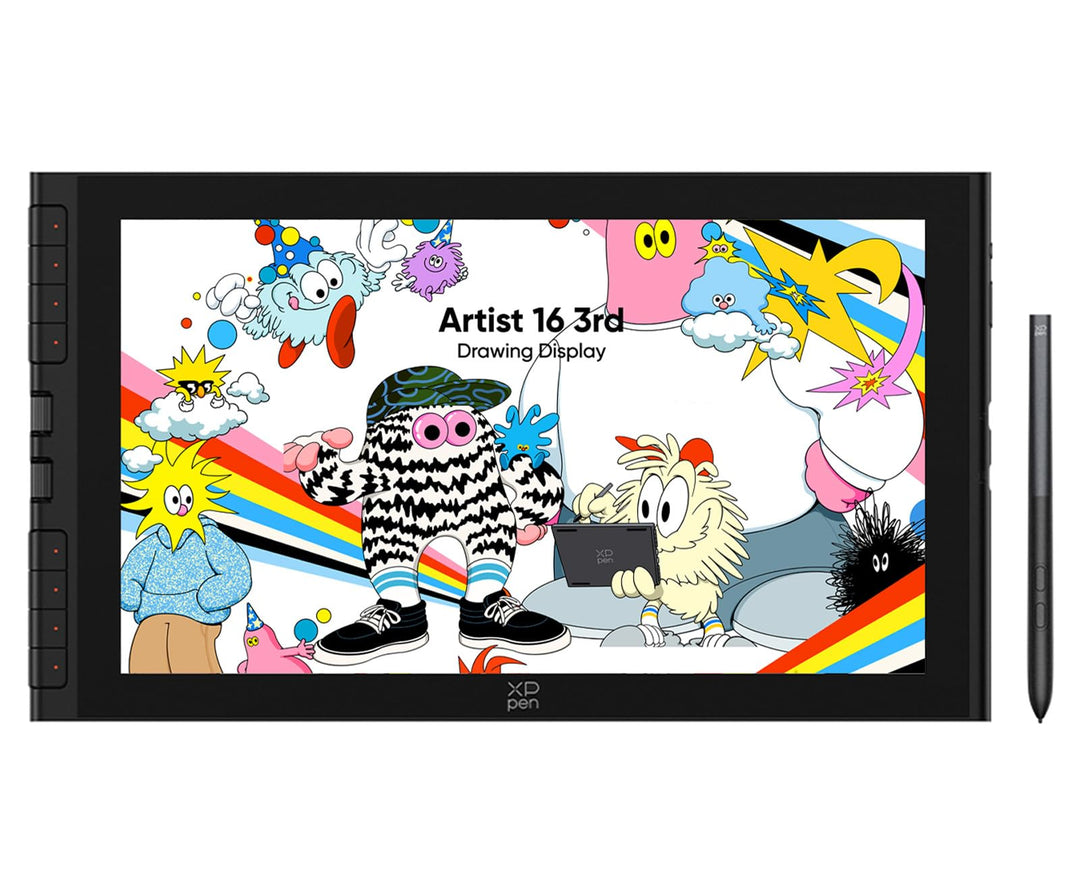XPPen 15,4 Zoll Grafiktablett mit Display, Artist 16 3rd (2026 Version), X4 Smart Chip Stylus, 16384