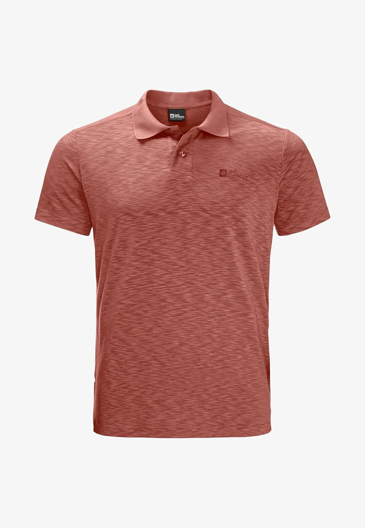 Jack Wolfskin Herren Travel T-Shirt S Barn Red, S Barn Red
