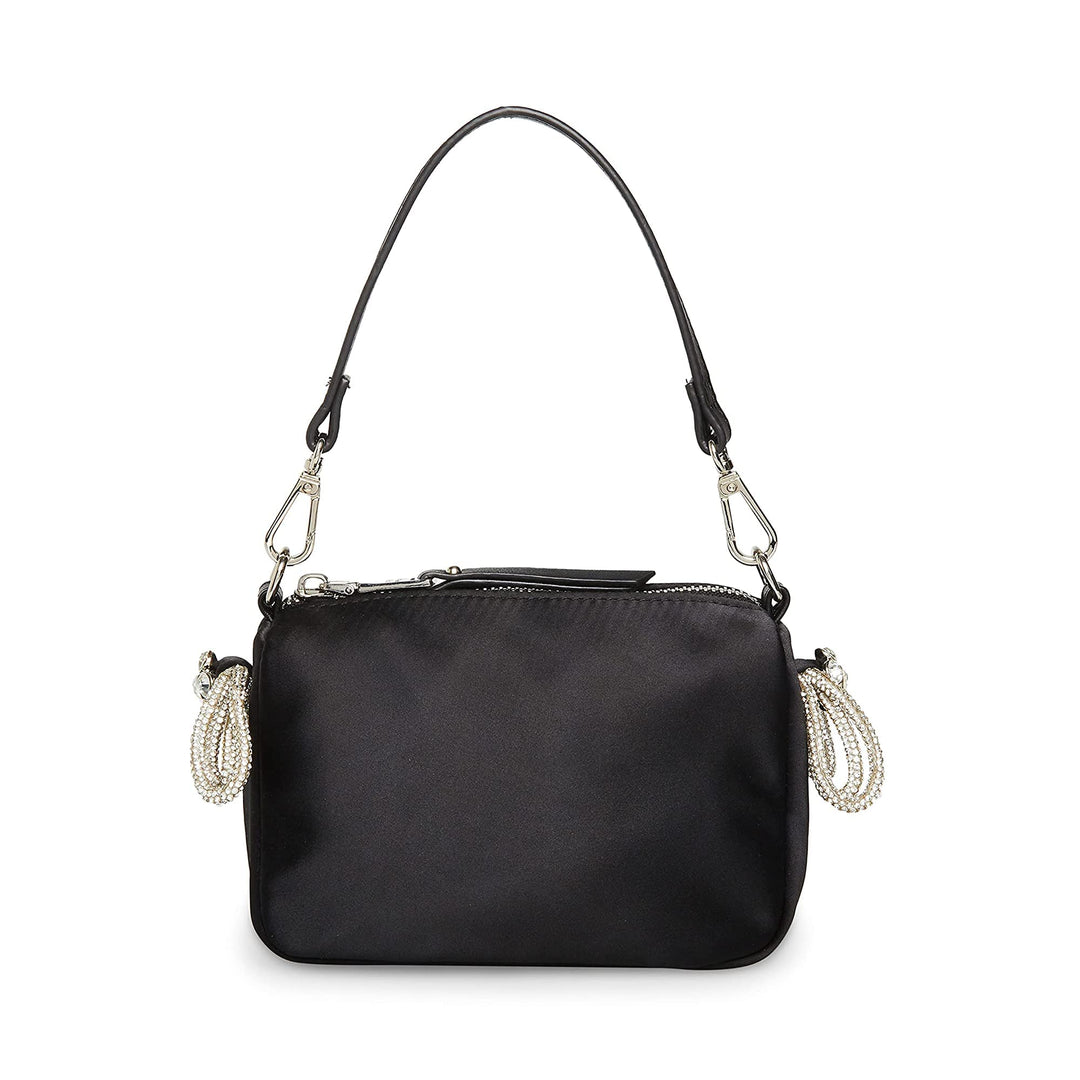 Steve Madden Noble-B Mini-Tasche aus Satin Einheitsgrösse Schwarz, Einheitsgrösse Schwarz