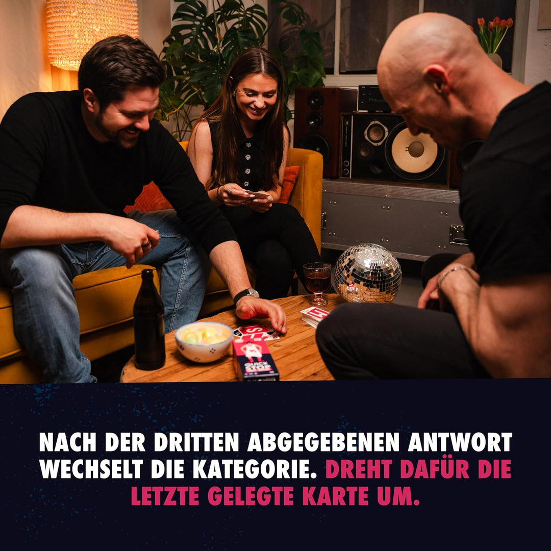 ATM Gaming Quickstop - Das Buchstaben-Duell - Party-Edition - Kartenspiel für Jugendliche und Erwach