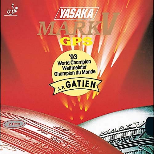 Yasaka Belag Mark V GPS 2,3 mm, rot 2,3 mm, rot, 2,3 mm, rot 2,3 mm, rot