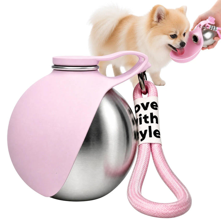 Trinkflasche Hunde für Unterwegs,285ML hundetrinkflasche für unterwegs, Hunde Trinkflasche to go, Hu