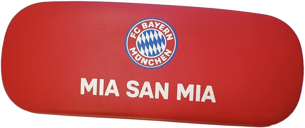 FC Bayern München Brillenetui mit Brillenputztuch - Logo - rot Etui FCB