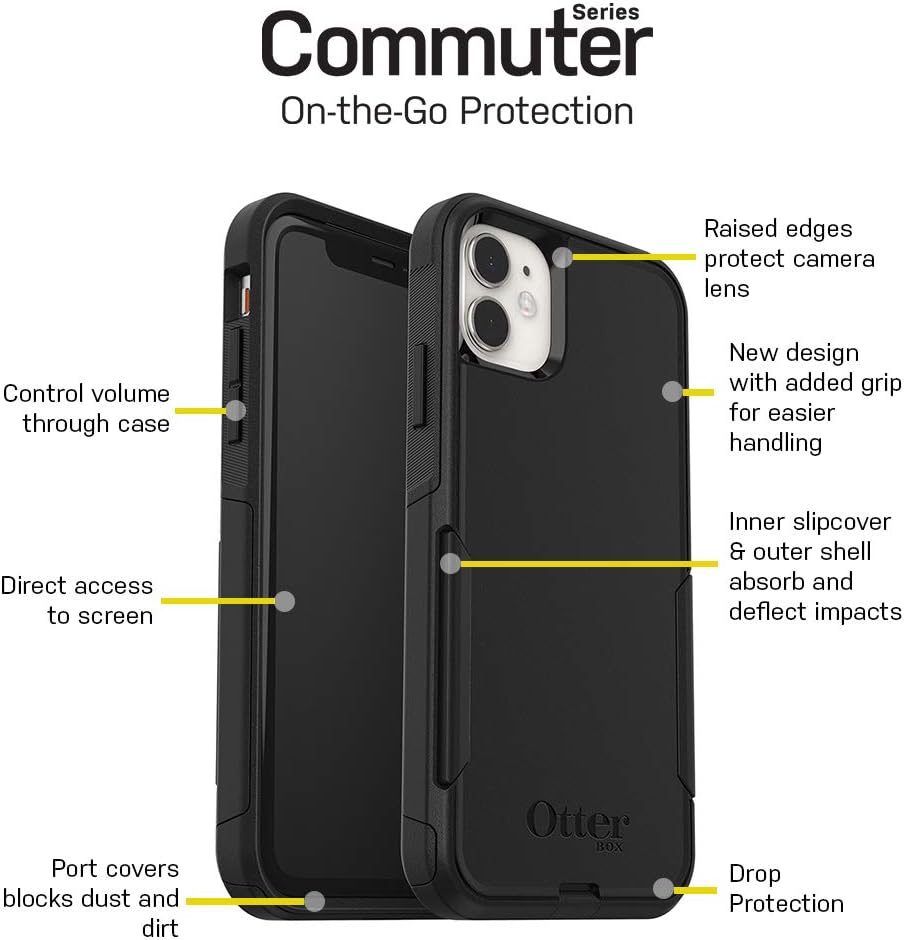 OtterBox Commuter Series Schutzhülle für iPhone 11 – Massgeschneidert (Blazer Blue/Stormy Seas Blue)