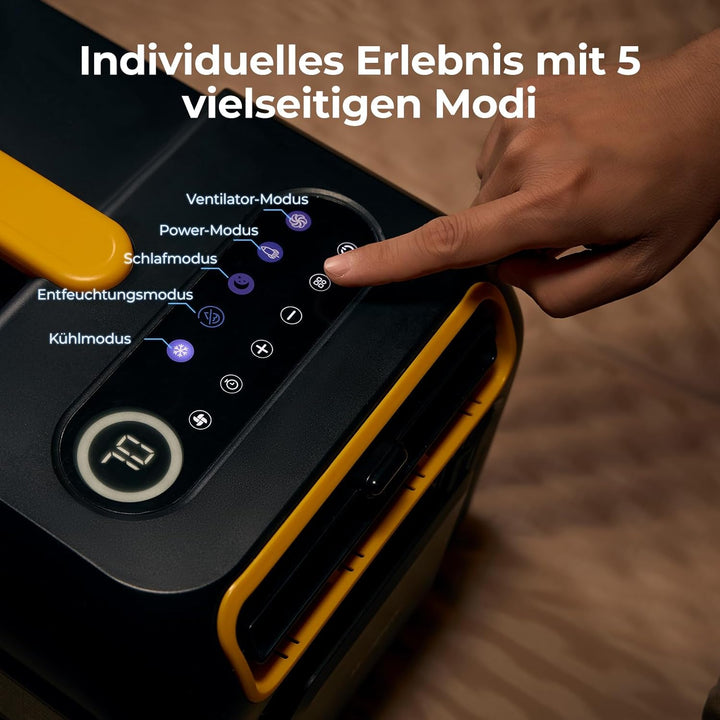 BougeRV 2026 PC35 Mobile Klimaanlage, 3500 BTU Tragbare Klimaanlage, 5 in 1 Klimagerät mit App, Komp