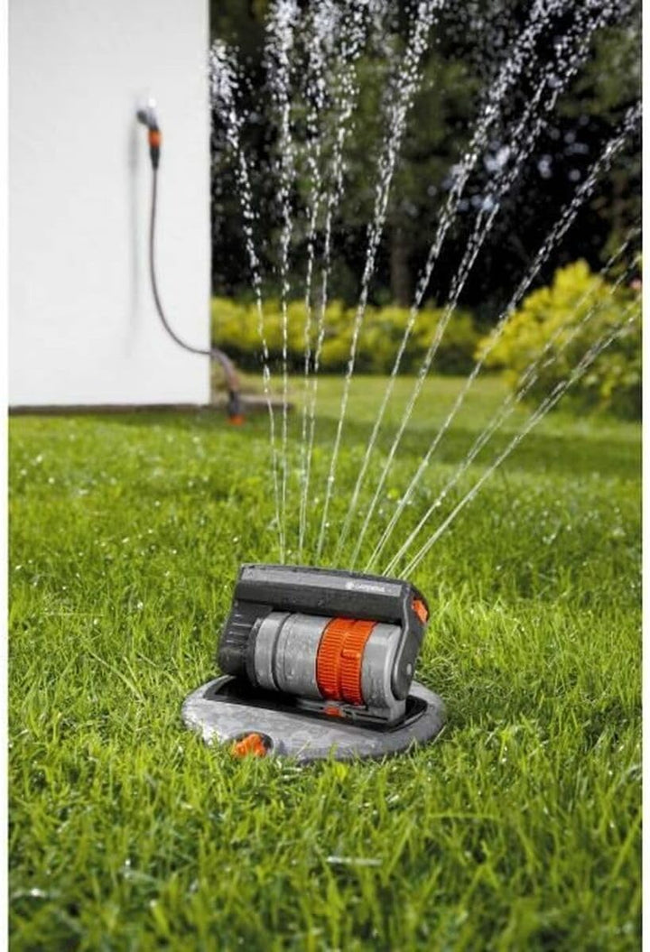 Gardena Sprinklersystem Komplett-Set mit Versenk-Viereckregner OS 140: Bewässerungssystem für quadra