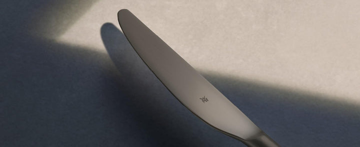 WMF Boston Black Besteckset, 24-teilig, 6 Speisen, Cromargan-Edelstahl mit polierter Oberfläche, spü
