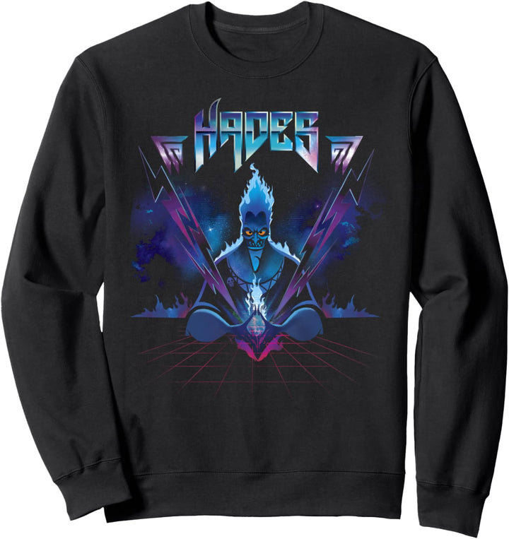 Disney Villains Hades Rock N Roll Style Portrait Sweatshirt