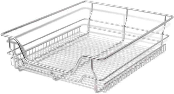 vidaXL 2X Einbauschublade Teleskopschublade Korbauszug Küchenschrank 50 cm 500 mm, 500 mm