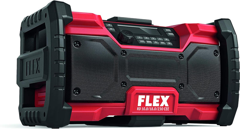 Flex Digitales Akku-Baustellenradio RD 10.8/18.0/230 (10,8V, 18V oder Netzstecker, DAB+, FM, Ohne Ak